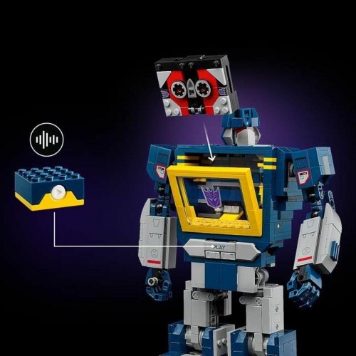 LEGO Icons Transformers Soundwave 10358 - byggesæt med 1.505 dele