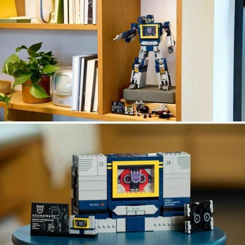 LEGO Icons Transformers Soundwave 10358 - byggesæt med 1.505 dele