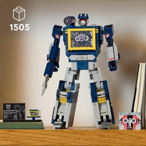 LEGO Icons Transformers Soundwave 10358 - byggesæt med 1.505 dele