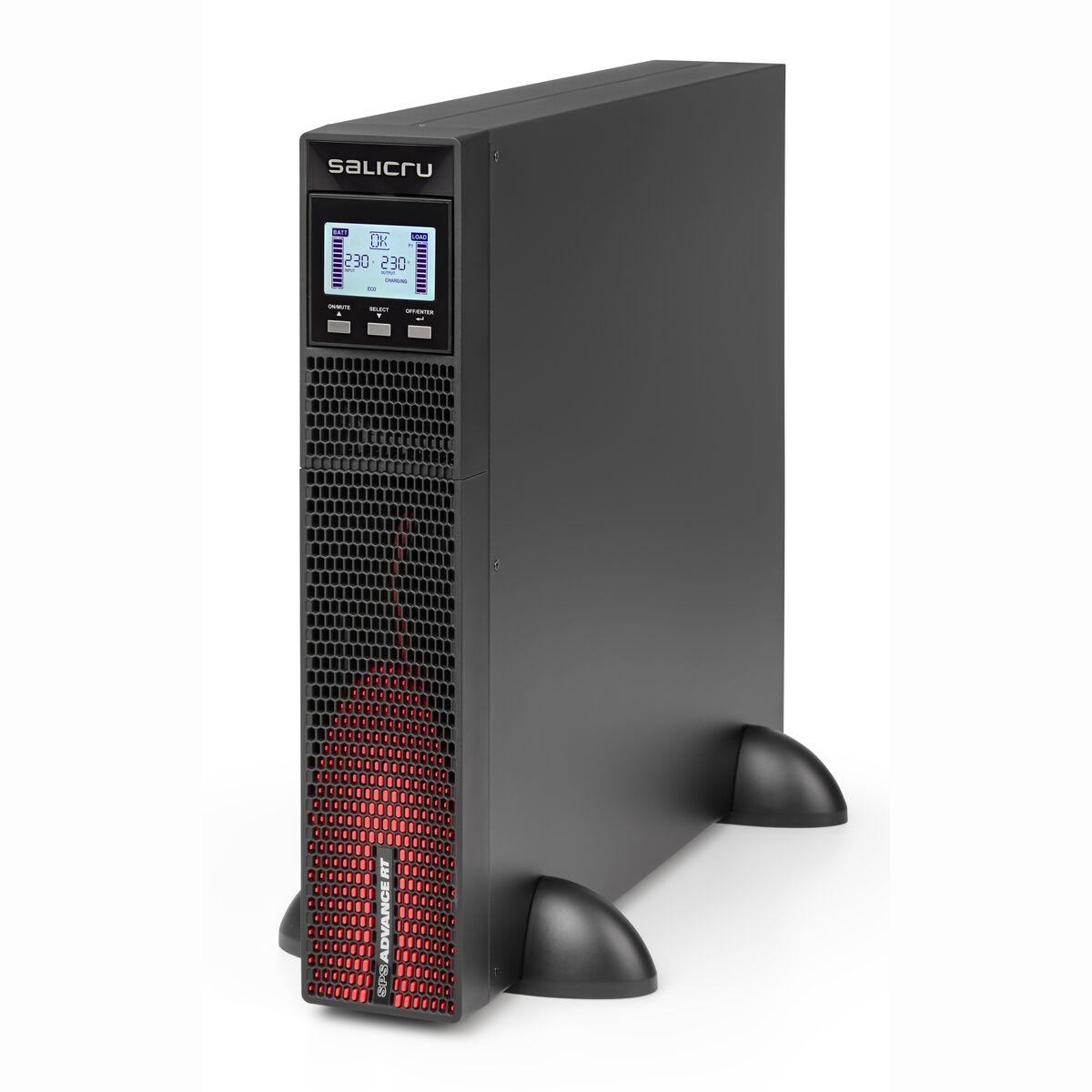 Salicru SPS 1100 ADV RT2 interaktiv UPS - 1,1 kVA / 990 W, tårn/rack 2U