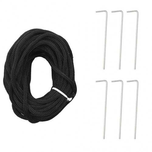 LED juletræ med 390 LED'er med jordspyd Varm hvid 250 cm Jern