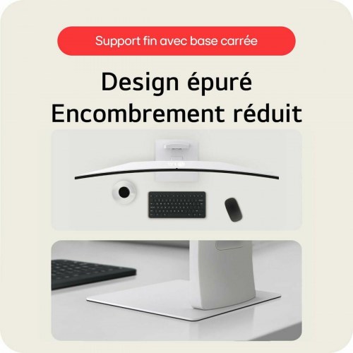 LG 49U950A-W 49" UltraWide buet skærm - 5120 × 1440, 144 Hz, USB-C