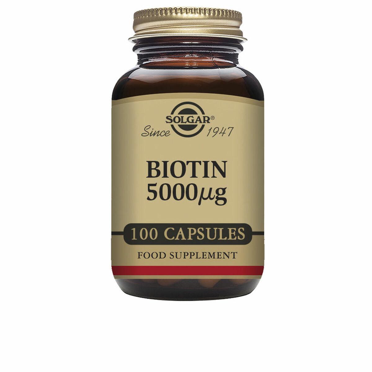 Solgar Biotin 5000 µg - 100 kapsler kosttilskud