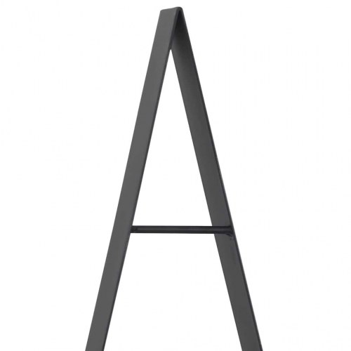 Metal juletræ med stativ Sort 180 cm Stål