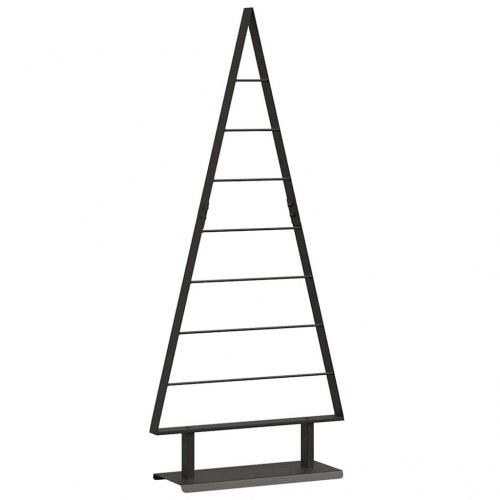 Metaljuletræ i stål - sort, 125,5 cm