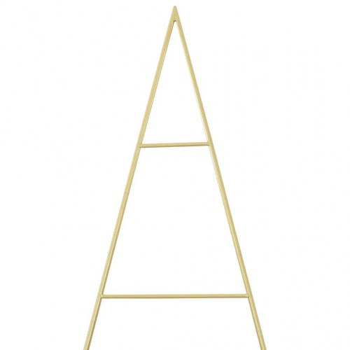 Metal juletræ med stativ Guld 210 cm Pulverlakeret Stål