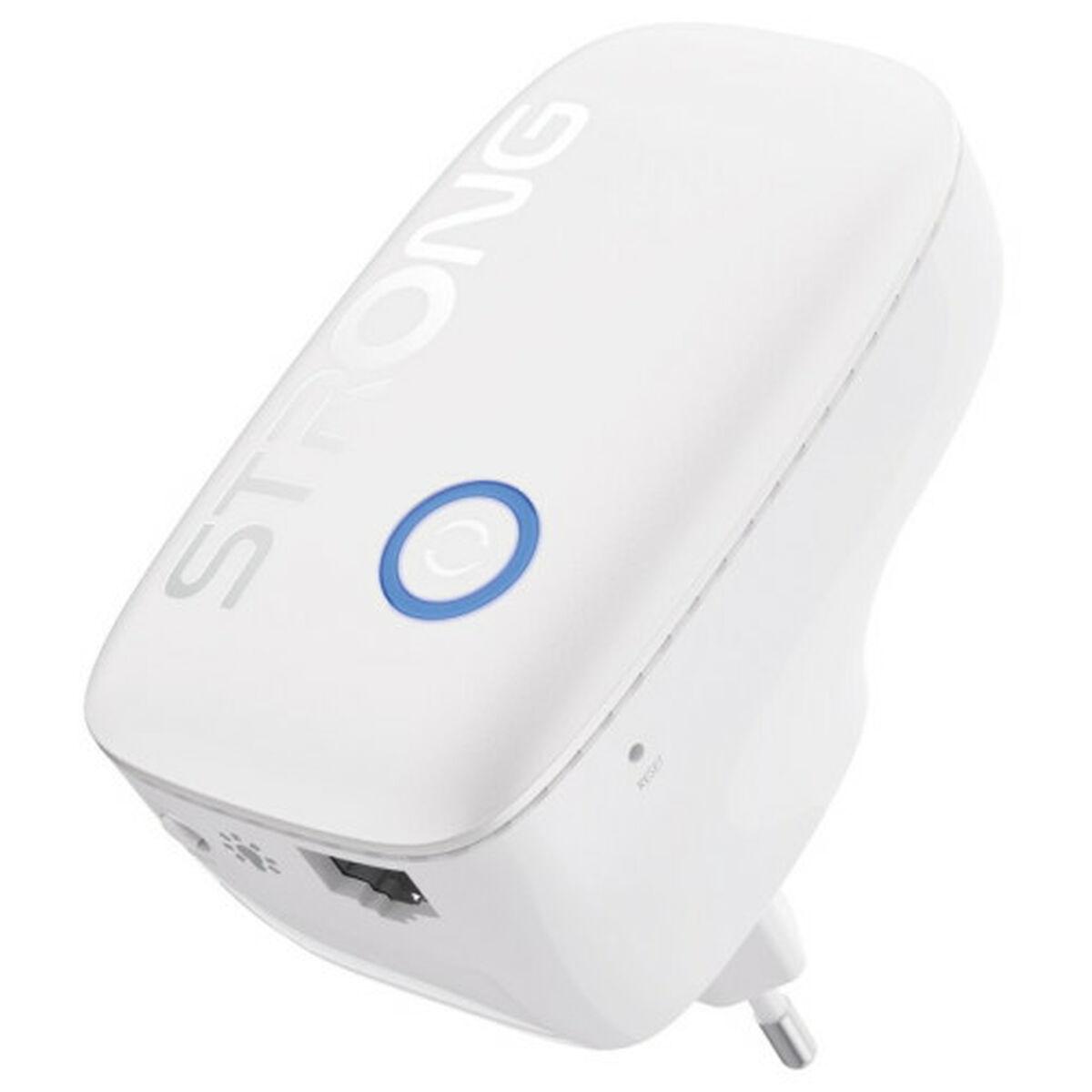 Wi-Fi forstærker STRONG REPEATER 1200 WIFI5 - trådløs range extender 1200 Mbps (hvid)