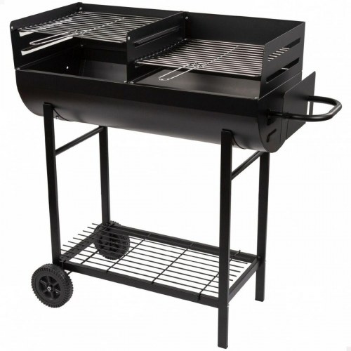 Kulgrill med hjul Aktive - sort, 97 × 96 × 42 cm