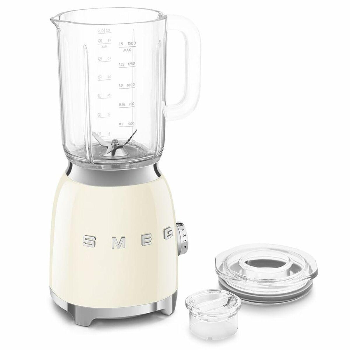 Blender med kande Smeg BLF03CREU - creme