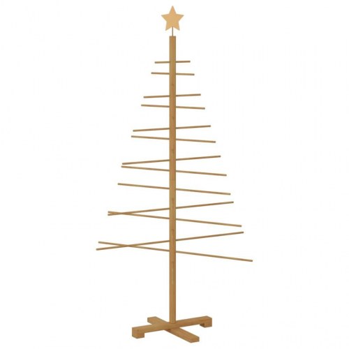 Træ juletræ med stativ Brun 150 cm Bambus