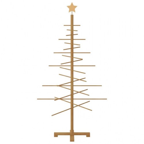 Træ juletræ med stativ Brun 150 cm Bambus