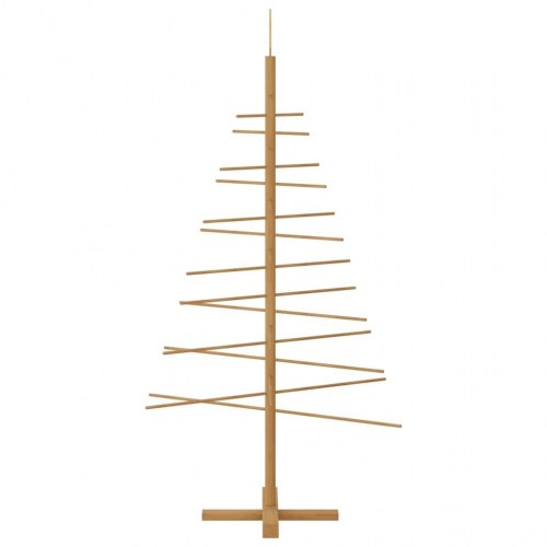Træ juletræ med stativ Brun 150 cm Bambus