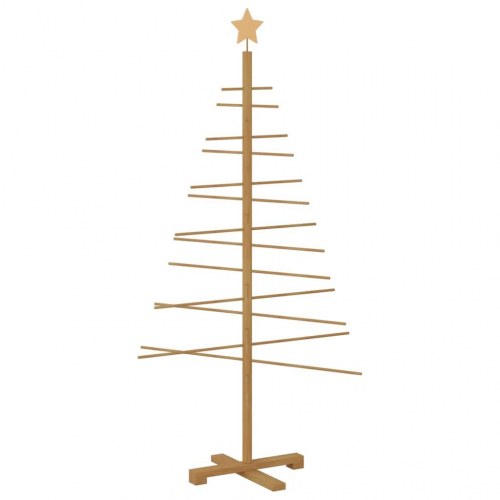Træ juletræ med stativ Brun 150 cm Bambus