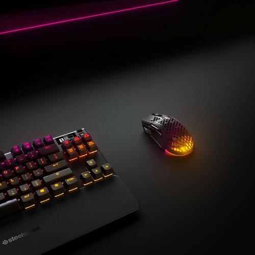 Computermus gaming SteelSeries Aerox 5 Wireless - sort