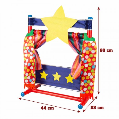 Hånddukketeater - fuldt sæt med scene