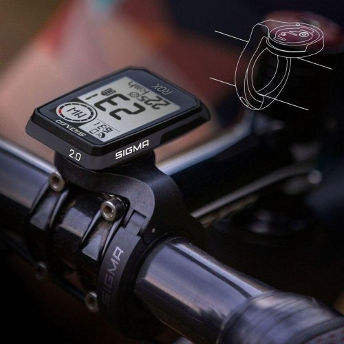 Cykelcomputer Sigma ROX 2.0 - sort, trådløs 2"