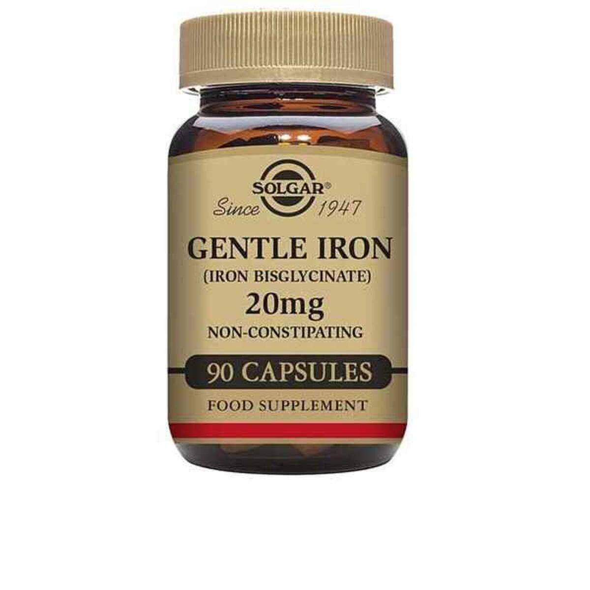 Jern tilskud Solgar Gentle Iron 20 mg - 90 vegetabilske kapsler
