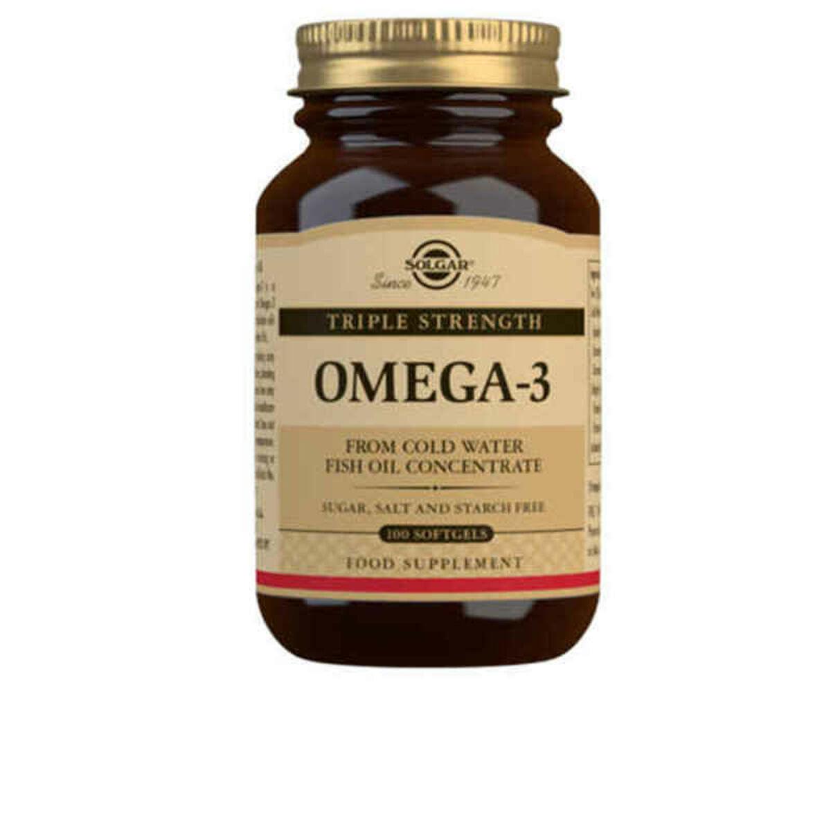 Omega-3 kosttilskud Solgar Triple Strength - 100 kapsler