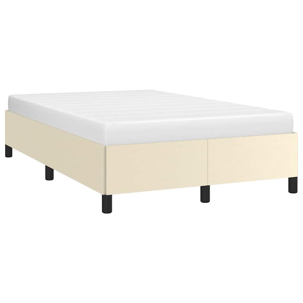 Sengeramme uden madras 120x190 cm kunstlæder enkeltseng grå
