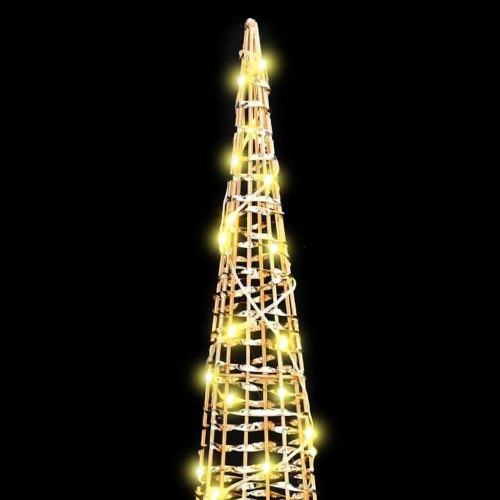 Juletræ med 90 LED'er 3 stk Varm hvid 20 x 20 x 80 cm PET