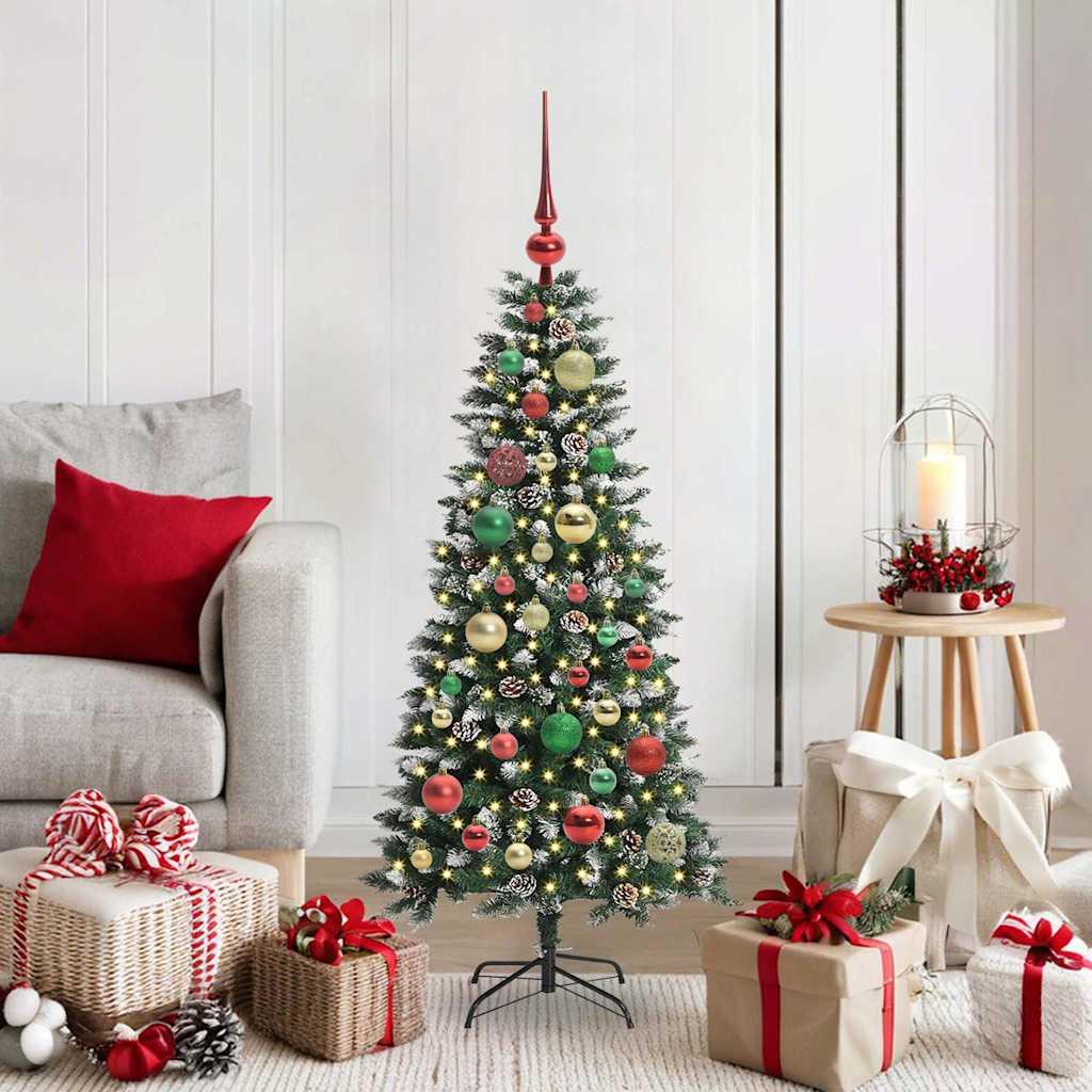Kunstigt juletræ Grøn 55 x 55 x 120 cm PVC og plastik og stål