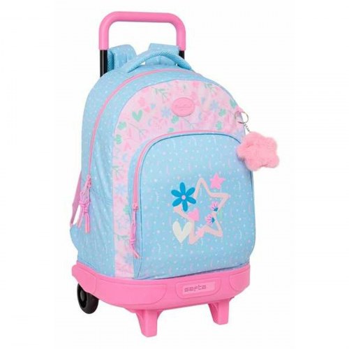 Skoletaske med hjul Safta 33 × 45 × 22 cm