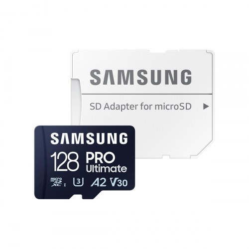 MicroSD-kort Samsung PRO Ultimate 128 GB med SD-adapter