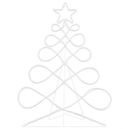 Lys i form af et juletræ Flerfarvet 80 x 56 cm PVC