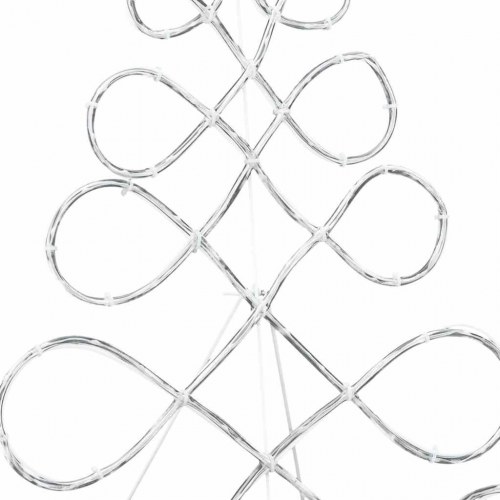 Lys i form af et juletræ Flerfarvet 80 x 56 cm PVC