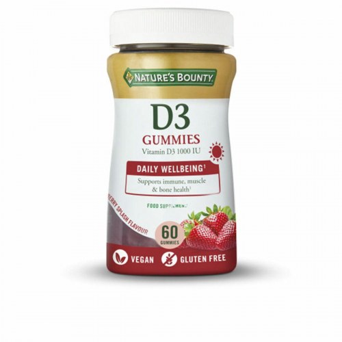 D-vitamin D3 gummies Nature's Bounty - jordbær, 60 stk