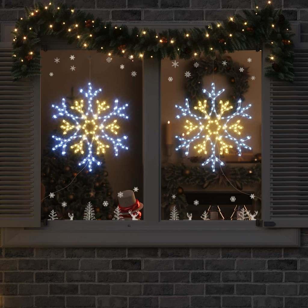Belyst julesnefnug med 180 LED - varm hvid, 56 x 49 cm