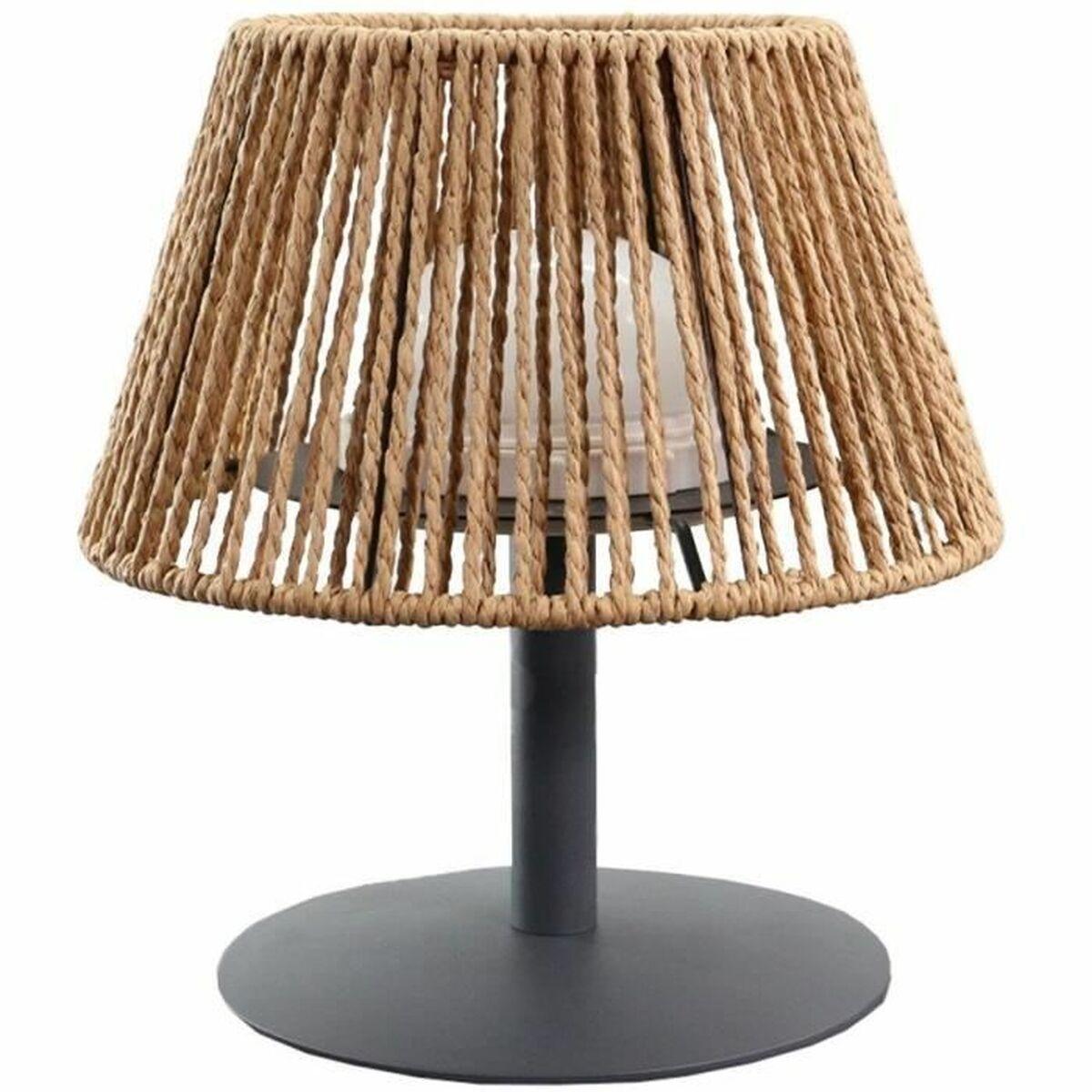Lumisky Standy Mini Raffy bordlampe - brun LED i raffia-look, 21 cm