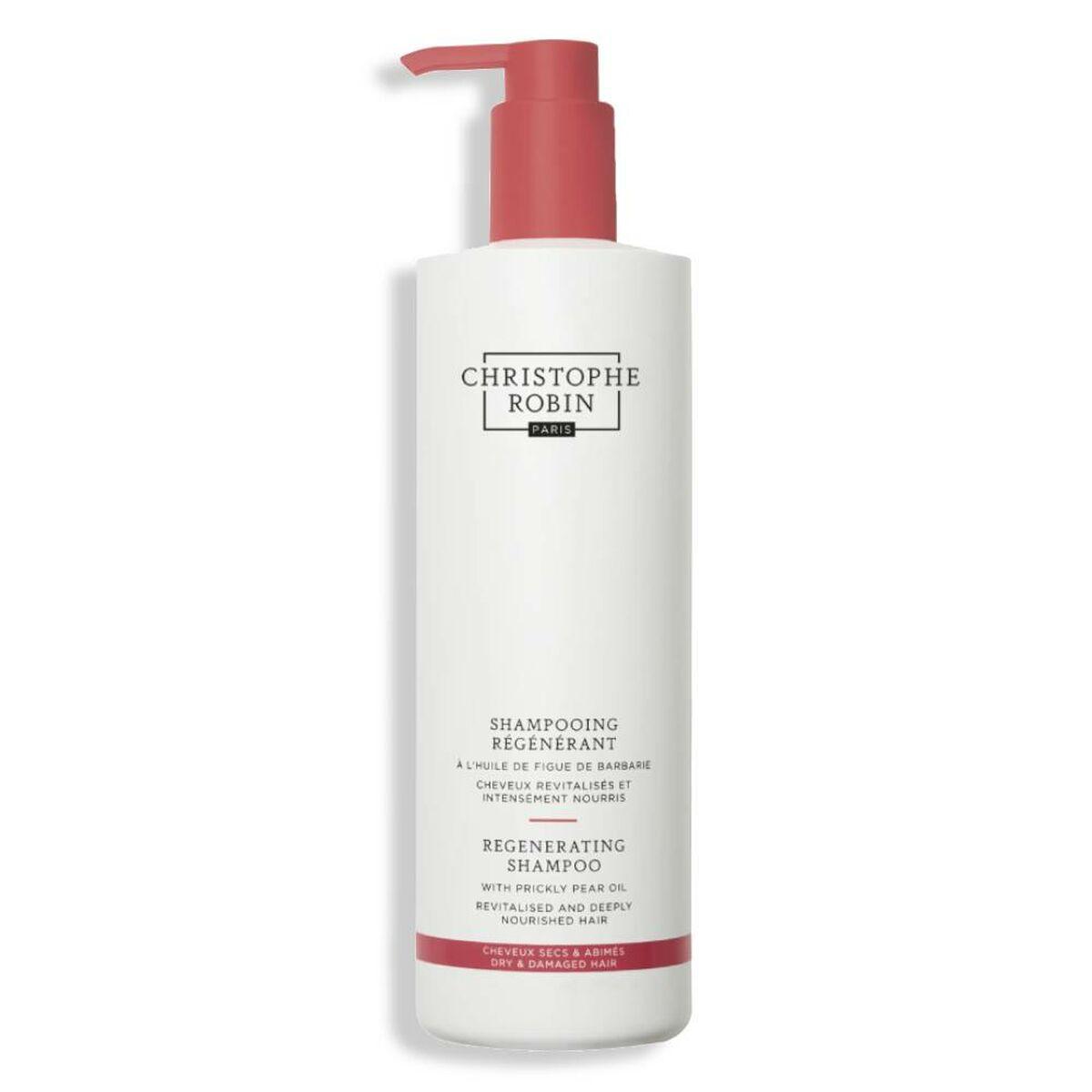 Shampoo til tørt og skadet hår - Christophe Robin Regenerating 500 ml