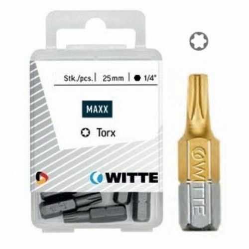 Torx bitsæt WITTE TX - 5 dele, 25 mm