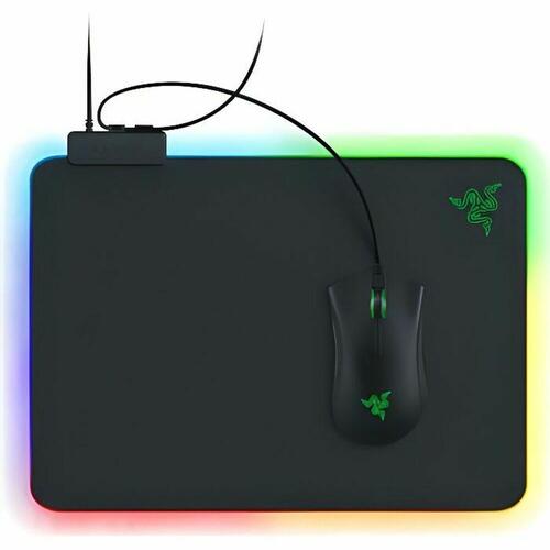 Musemåtte Razer Firefly V2 - sort, 25,5 × 35,5 cm