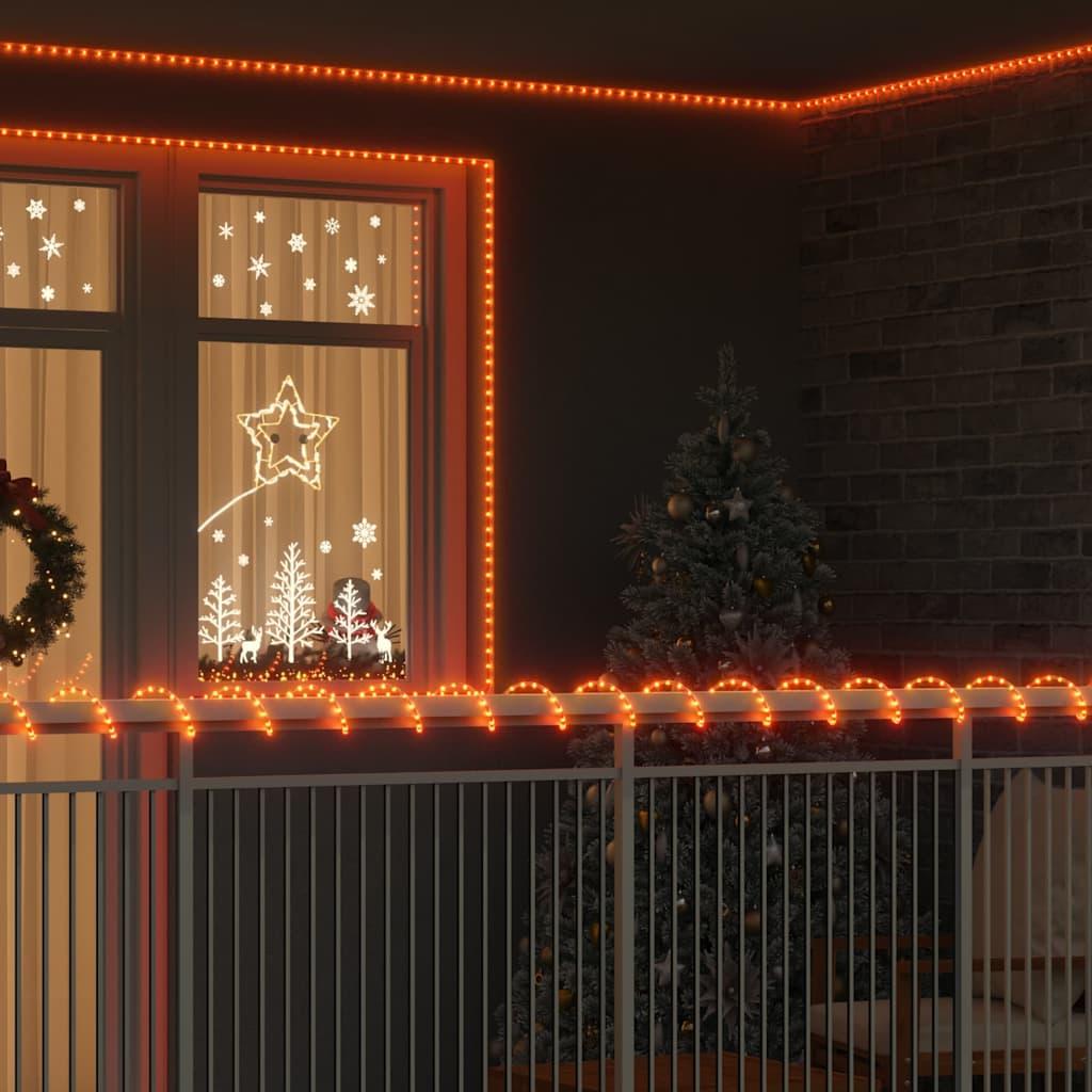 Sejllys med 1200 LED'er Varm hvid 50 m PVC