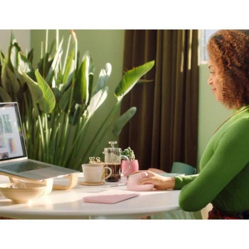 Trådløs mus Logitech vertikal - Pink