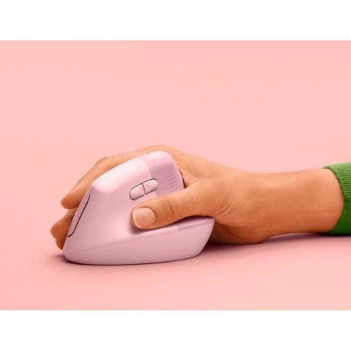 Trådløs mus Logitech vertikal - Pink