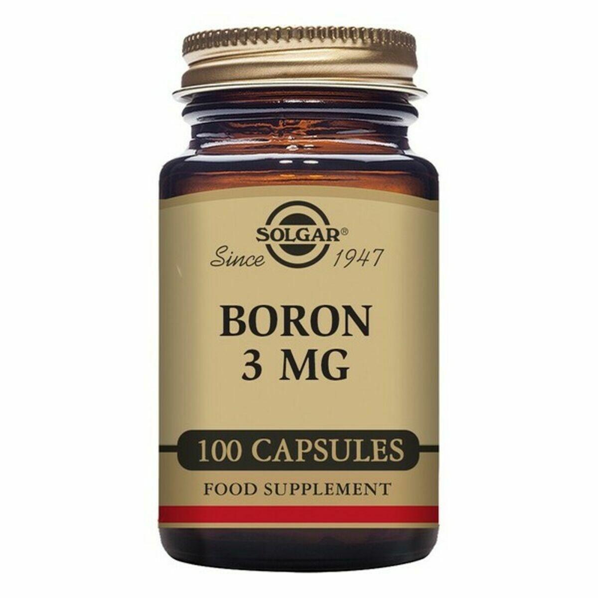 Boron vitamin - Solgar, 100 vegetabilske kapsler