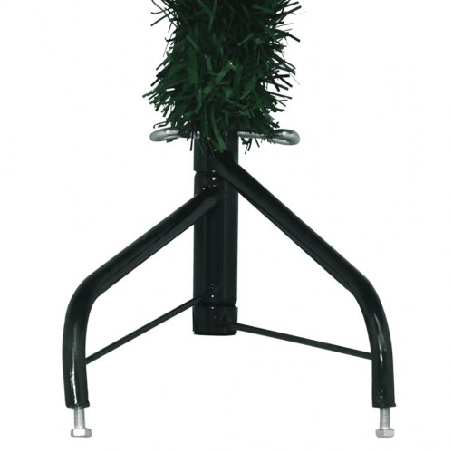 Kunstigt hjørnejuletræ 240 cm - grøn