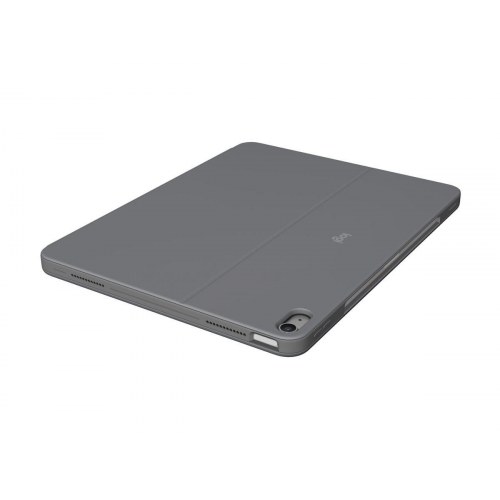 Tastatur med trackpad til iPad - Logitech Combo Touch, nordisk, oxford-grå (13" iPad Air M2/M3)