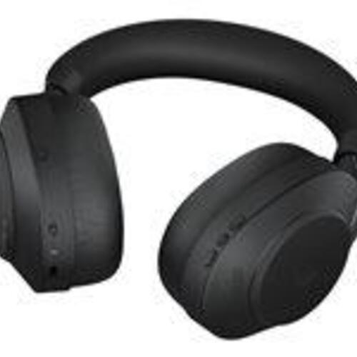 Hovedtelefoner med mikrofon Jabra Evolve2 85 UC Stereo – trådløs/kablet, sort