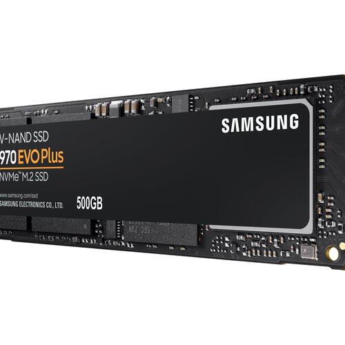 SSD NVMe M.2 – Samsung 970 EVO Plus 500 GB (PCIe 3.0 x4)