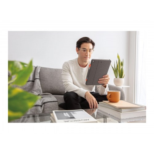 Tastatur til iPad med trackpad – Logitech Combo Touch, Pan Nordic, grafit