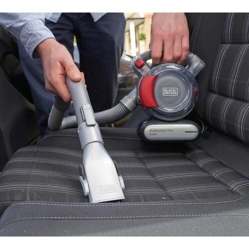Håndstøvsuger Black & Decker DustBuster Flexi Auto PD1200AV 12,5 W 0,56 l rød/grå