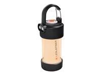 Campinglygte LED – Ledlenser ML4, varmt hvidt lys, sort