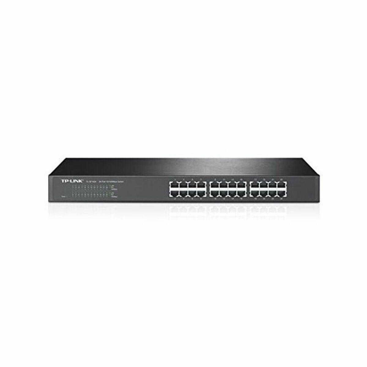 Netværksswitch TP-Link TL-SF1024 - 24 porte, 10/100 Mbps, 1U rack 19″