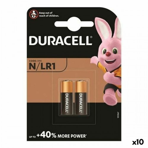 Batterier Duracell LR1 alkalisk - 2 stk. (10 pakker)