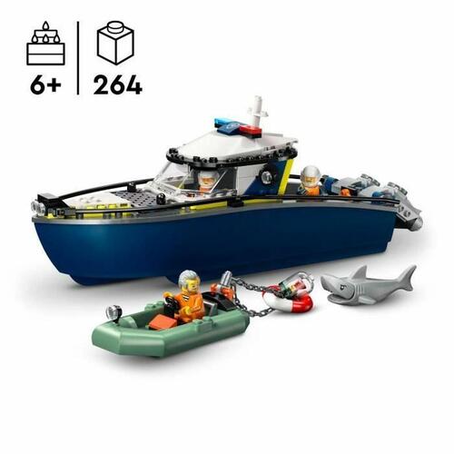 LEGO City Politibåd - byggesæt 264 dele
