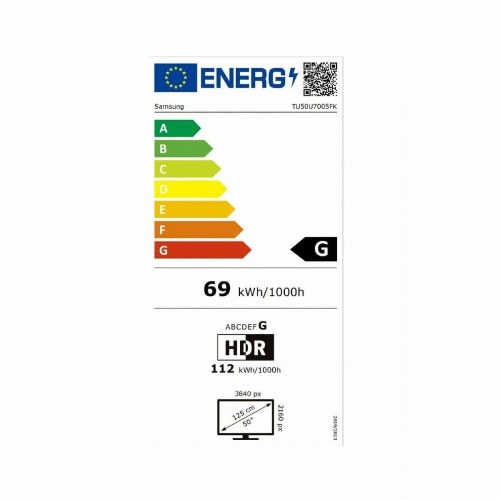 Smart TV Samsung 50" Crystal UHD 4K LED (TU50U7005)